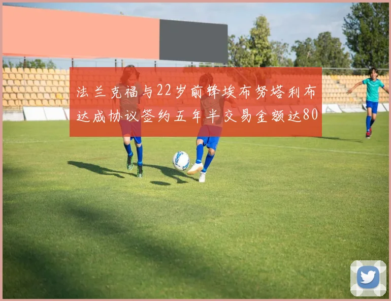 法兰克福与22岁前锋埃布努塔利布达成协议签约五年半交易金额达800万欧元