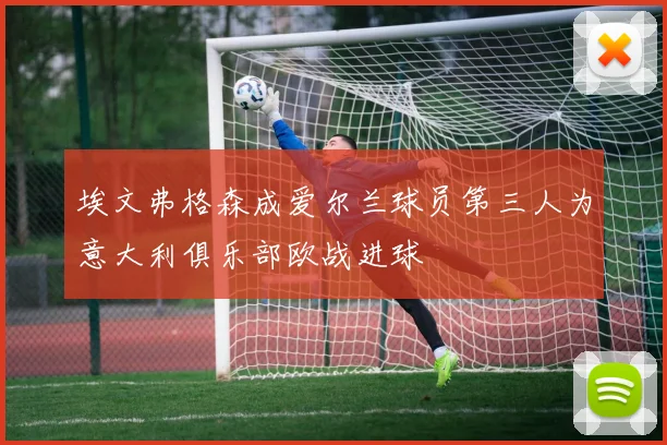 埃文弗格森成爱尔兰球员第三人为意大利俱乐部欧战进球