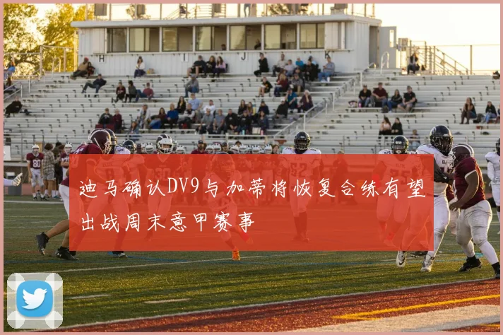 迪马确认DV9与加蒂将恢复合练有望出战周末意甲赛事